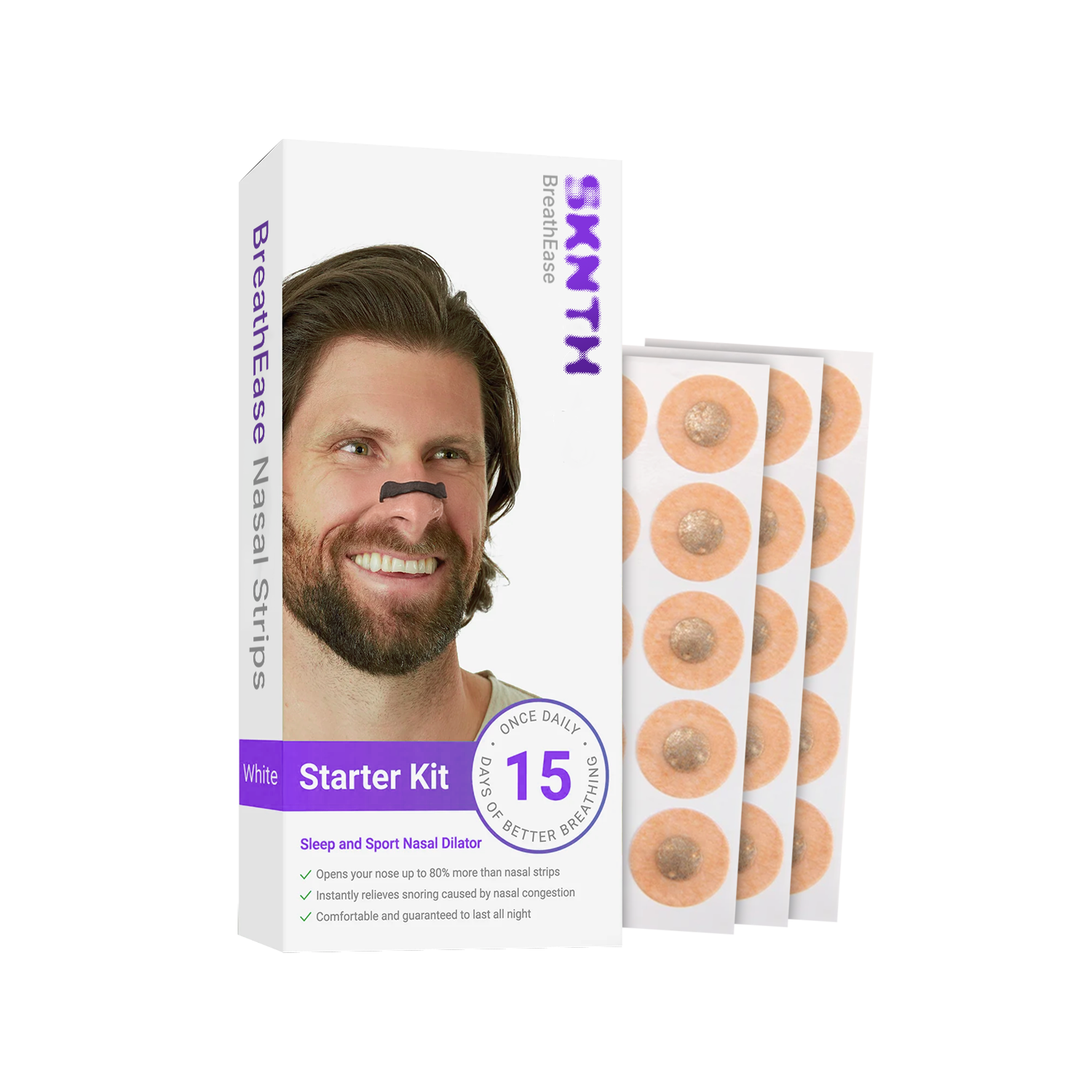 BreathEase – Magnetic Nasal Strips