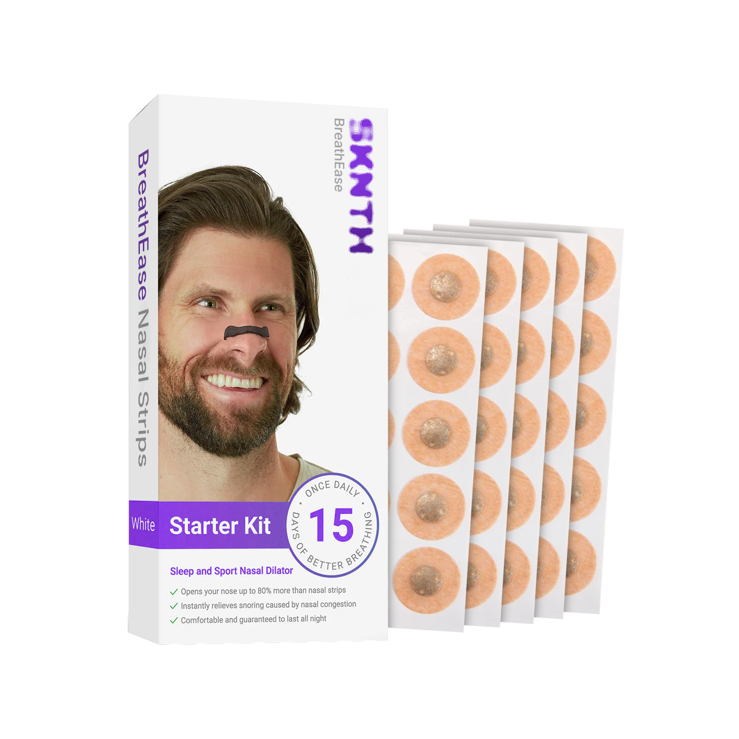 BreathEase – Magnetic Nasal Strips